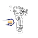دریل شارژِی 16 ولت 10 میلیمتر المکس مدل C.D1715