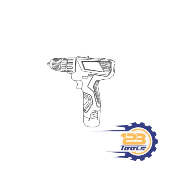 دریل شارژِی 12 ولت 10 میلیمتر المکس مدل C.D1701