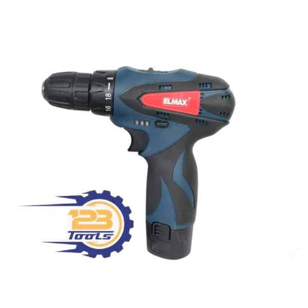 دریل شارژِی 12 ولت 10 میلیمتر المکس مدل C.D210